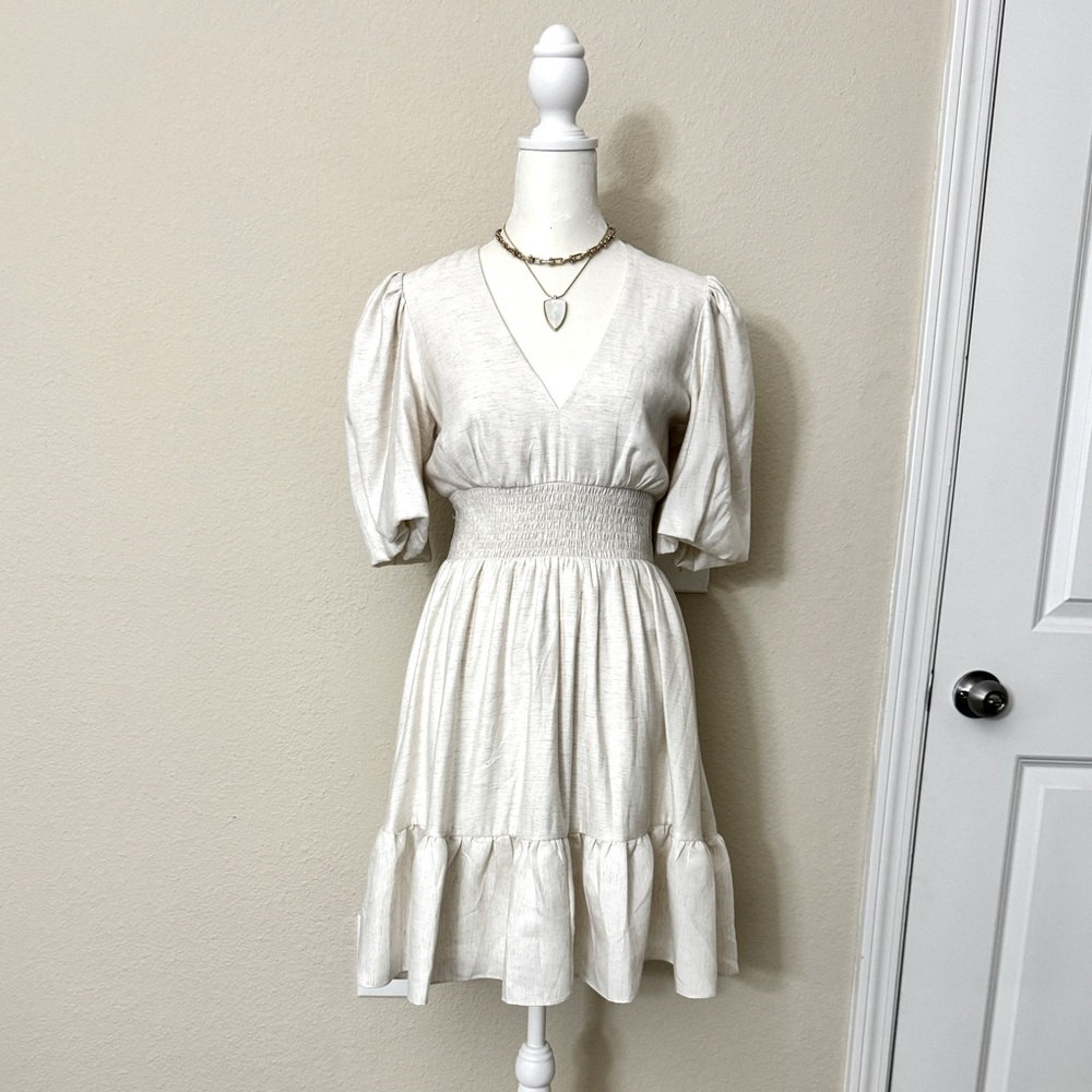Antonio Melani Puff Sleeve Mini Dress (Size 2)